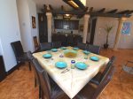 San Felipe Rental Beachfront Rental Home - Large kitchen table with chairs